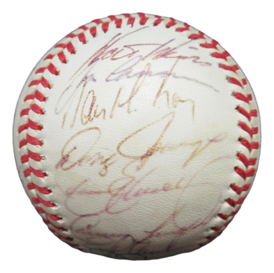 1988 Oakland A's Signed Autographed Baseball WS Ball McGwire Eckersley PSA/DNA - Image 2 of 4