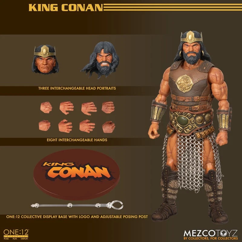 MEZCO TOYZ One:12 メズコ　コナン　馬+アトランティスソード付 Perfect Mezco Toyz 1/12 Conan The Barbarian Frank Frazetta