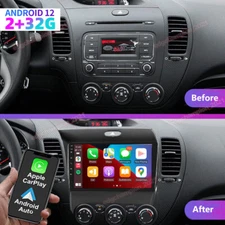 For 2013-2018 Kia Forte Radio Apple CarPlay Android 12.0 Radio GPS Touch Screen