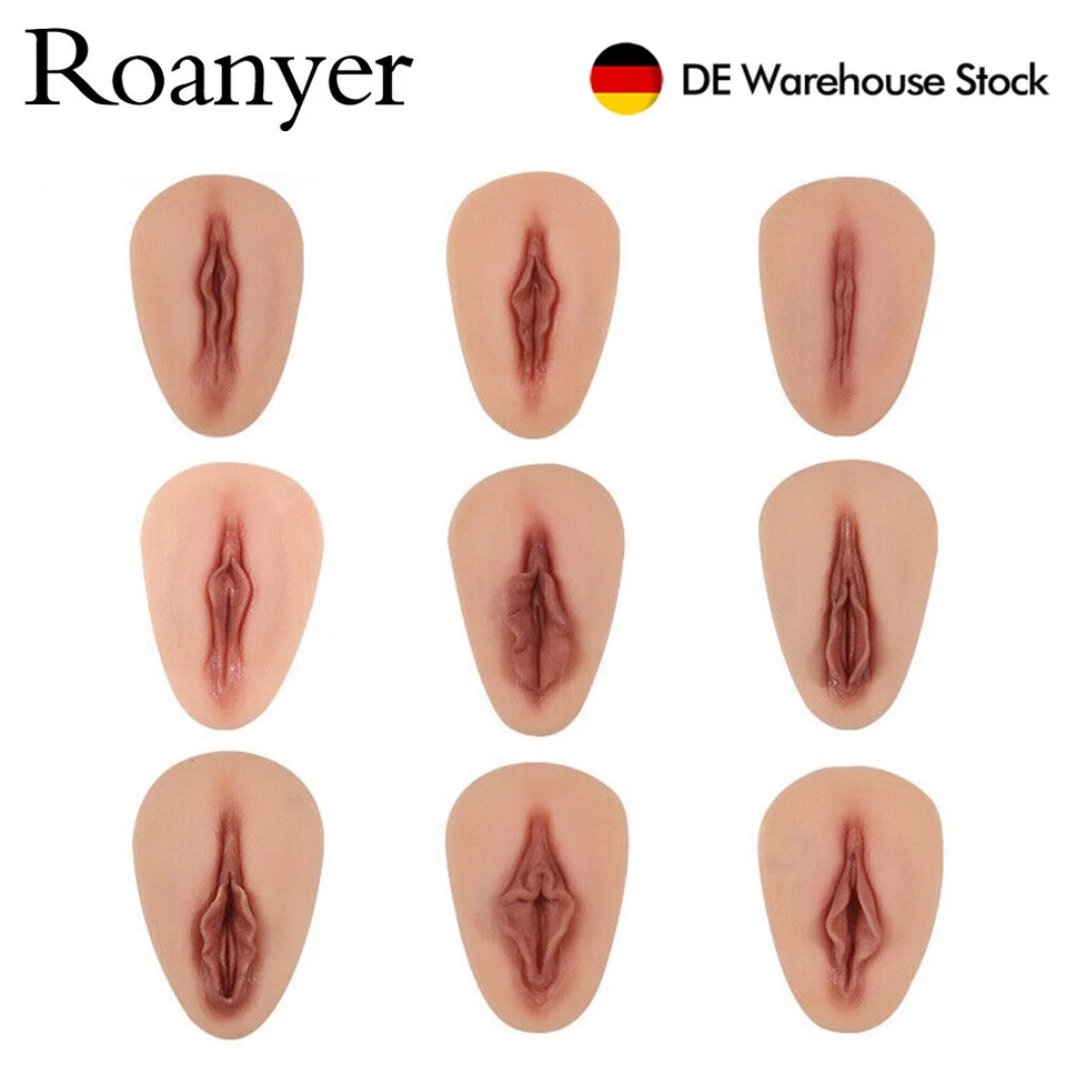 Roanyer Crossdresser Gaff panty bragas almohadillas silicona transgénero vagina falsa sexo