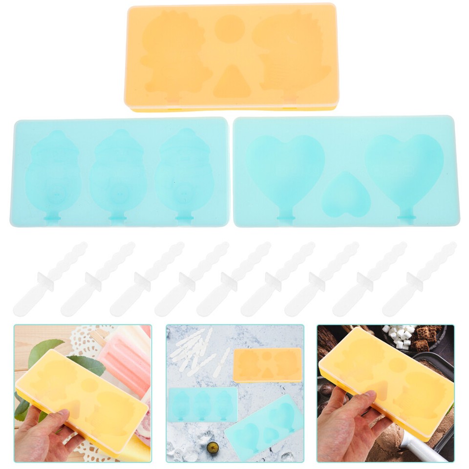 Ice Lolly Moulds Cream Mold Assorted Color Kitchen Food Baby eBay