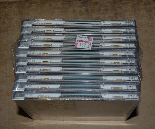 Paquete de 10 discos compactos Sony CD-R grabables 650 MB 74 min CDQ-74CN - Imagen 2 de 3