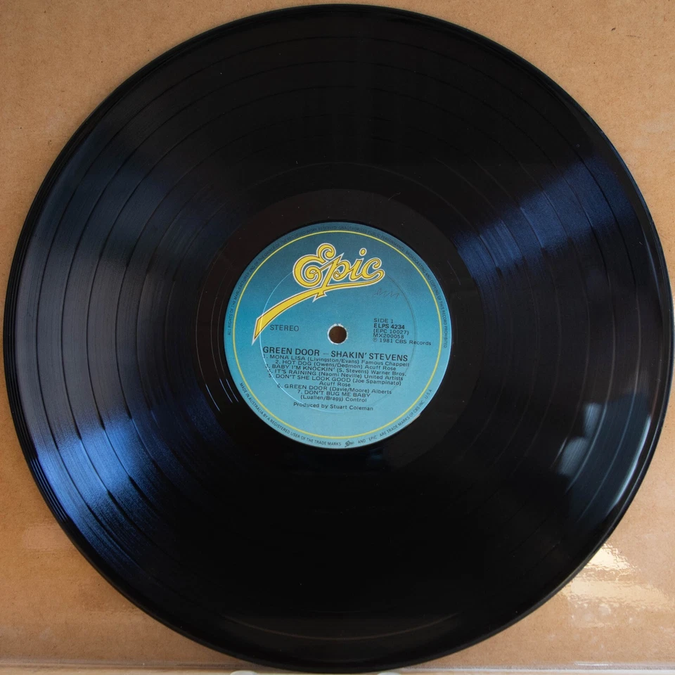 SHAKIN' STEVENS - GREEN DOOR - Vinyl LP - Epic - 1981 - VG FREE POSTAGE (2583) - Image 2 of 4