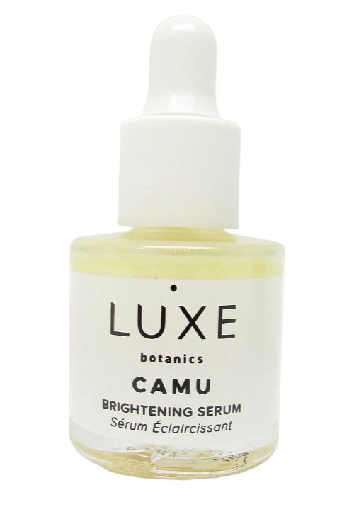 Suero iluminador LUXE Botanics Mini Camu 5 ml/.17 fl oz orgánico sin crueldad EE. UU. Foto 3 de 4