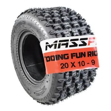 MASSFX ATV Rear 20X10-9 Compatible w/ Yamaha Raptor, Banshee, Honda and More