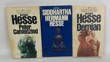 Lot of 3 Hermann Hesse Mass Market PB Books: Peter Camenzind, Demian, Sidd...