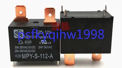 2 PCS NEW MPY-S-112-A MEISHUO water heater motherboard relay 12V 25A