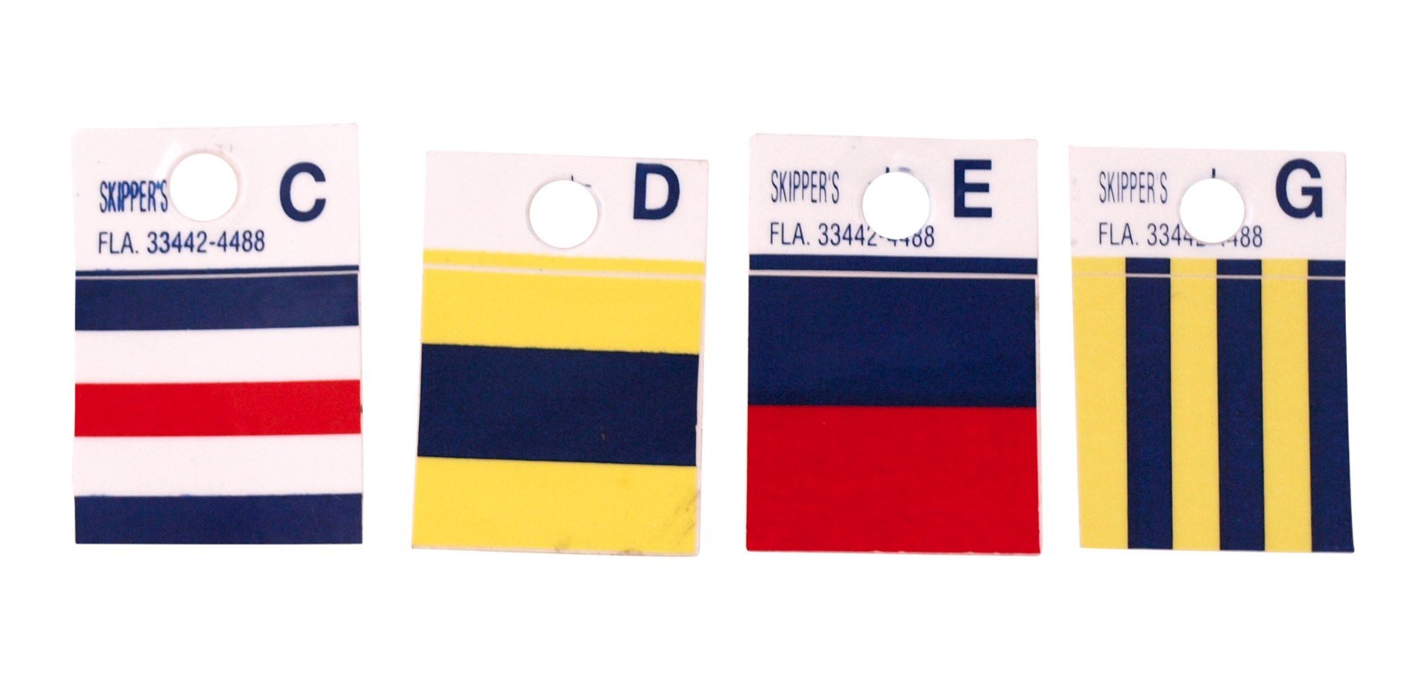 1" Mylar International Code Flag Letter Decal, Sticker A to Z | eBay