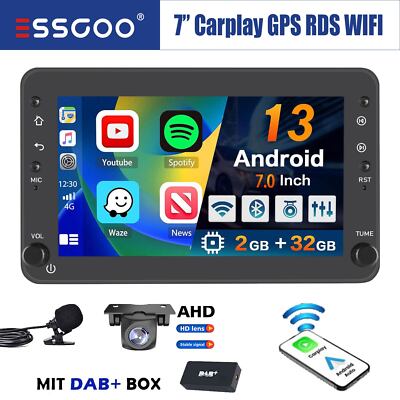 Android 14 Carplay DAB+ Autoradio GPS NAV Kamera Für Alfa Romeo 159 Brera Spider