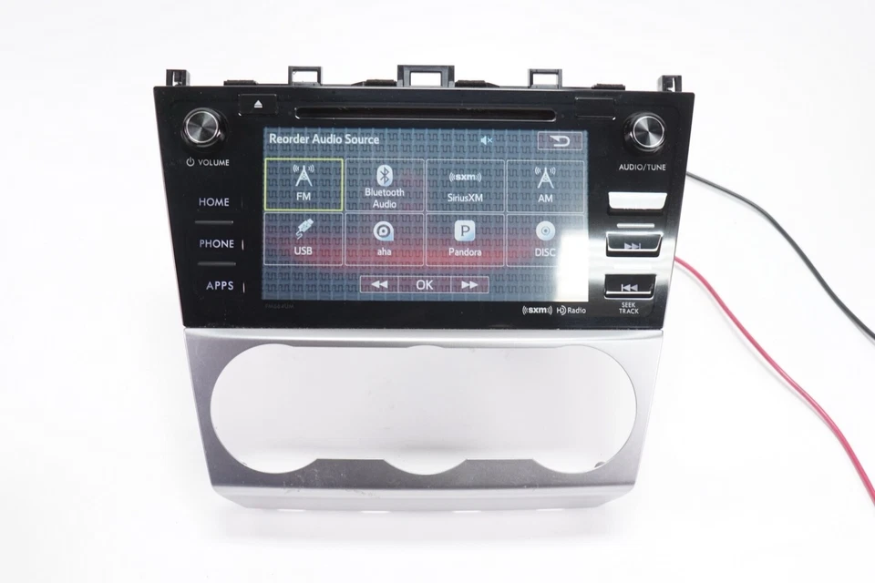 Sintonizador de radio HD Subaru Impreza XV CROSSTREK reproductor de CD pantalla OEM 2015 * Foto 3 de 4