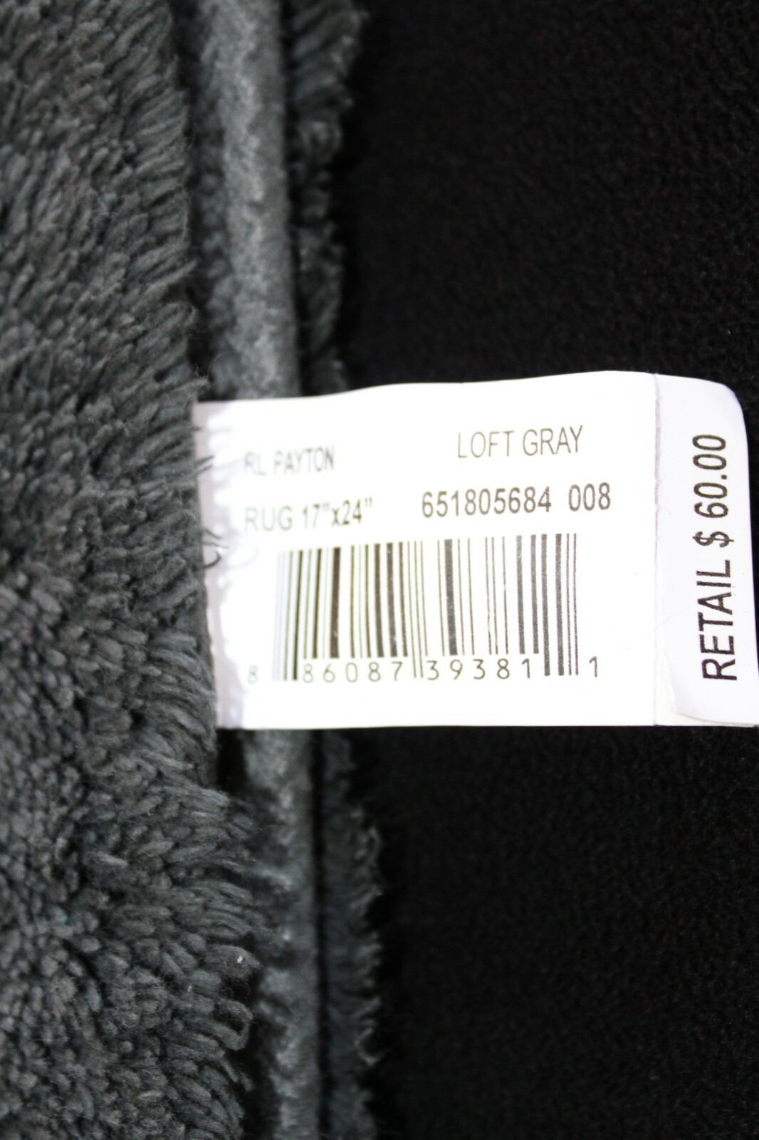 Ralph Lauren Payton 17" x 24" Bath Rug Loft Grey eBay