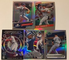 2020 Donruss Optic Parallels Holo, Carolina Blue and White, Lime Green, &  Pink