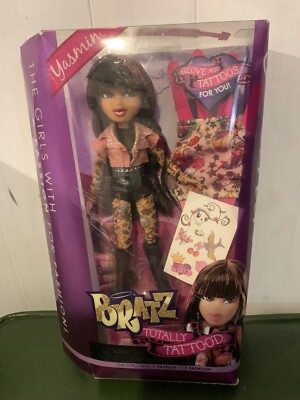 Bratz MGA Totally Tattoo d Yasmin Doll New Open Box Rare Version 2012