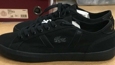 lacoste sideline black