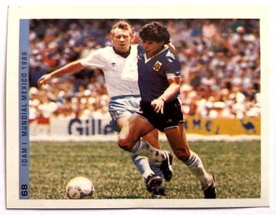 2018 DIEGO MARADONA HISTORY Sticker #068 MARADONA VS ENGLAND WORLD