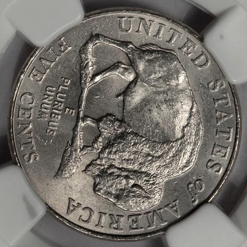 2005 P NGC MS65 Rotated Dies Bison Nickel Mint Error Extremely Rare