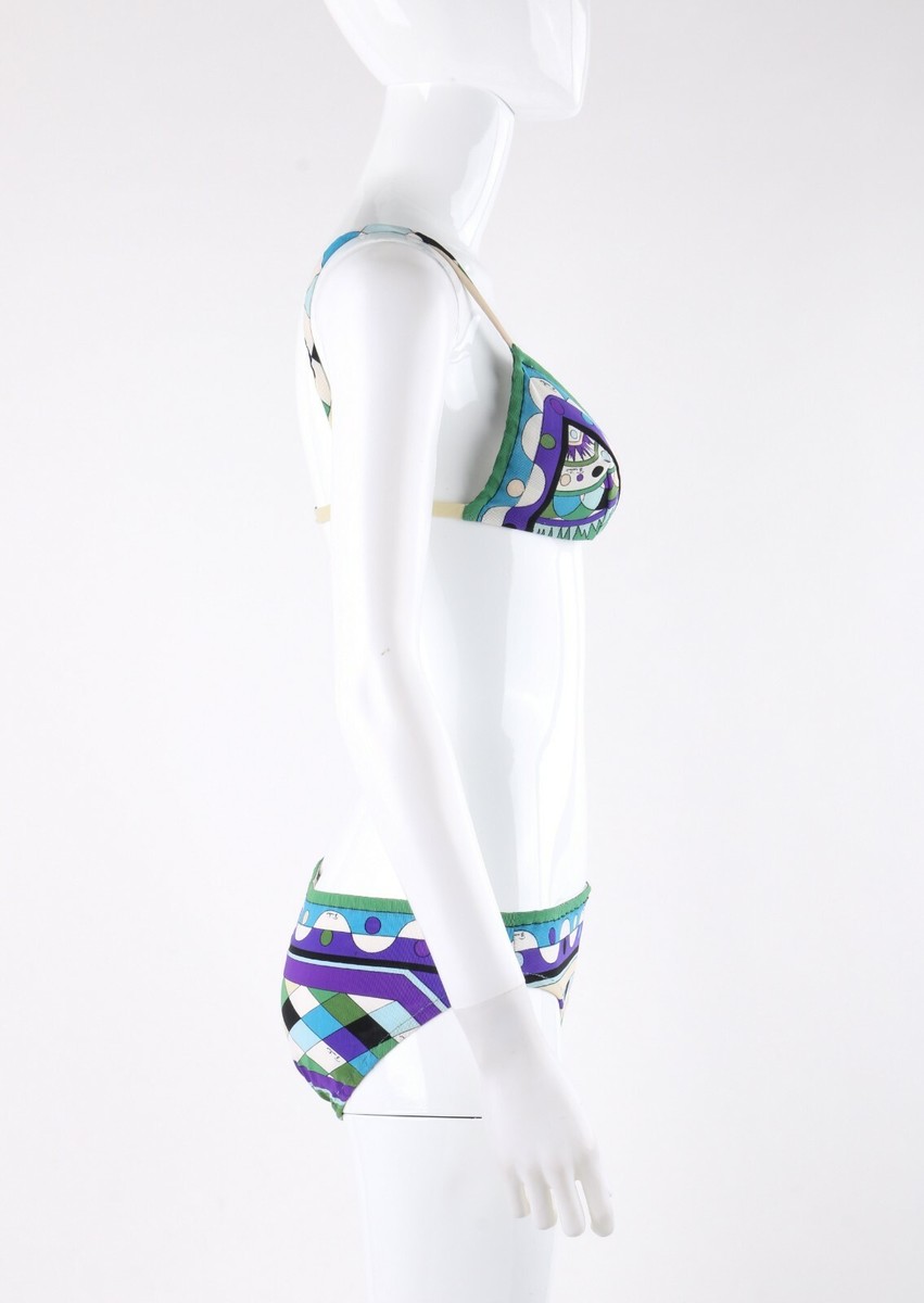 EMILIO PUCCI スイムウェア Pucci Printed halterneck swimsuit Emilio Pucci