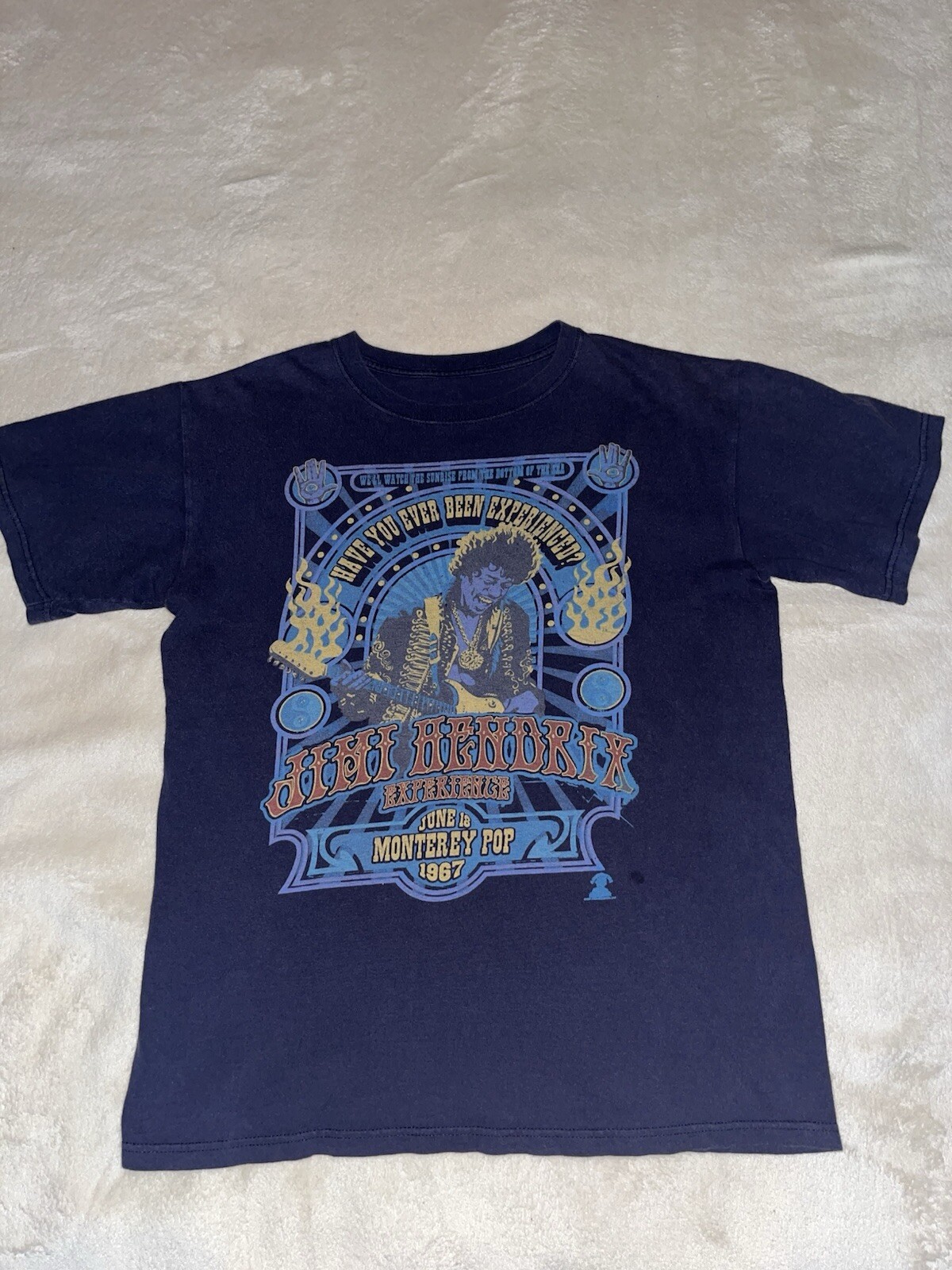 Official Jimi Hendrix 'Are You Experienced' T-Shirt - Men's Unisex Tee, Black, Sizes S-XXL - View #9