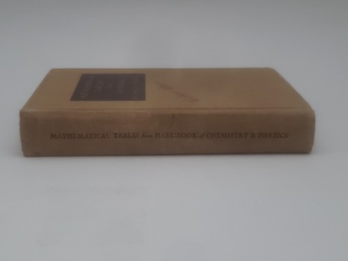 Vintage Mathematische Tabellen aus Handbuch Chemie & Physik 12. Auflage 1964 - Bild 2 von 15