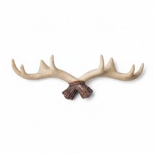 Deer Horn Hook Space Saving Resin Horn Hook Realistic for Entryway, Hallway