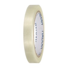 Filament Strapping Tape, 9/16"x21.9yd Fiberglass Striped Packaging