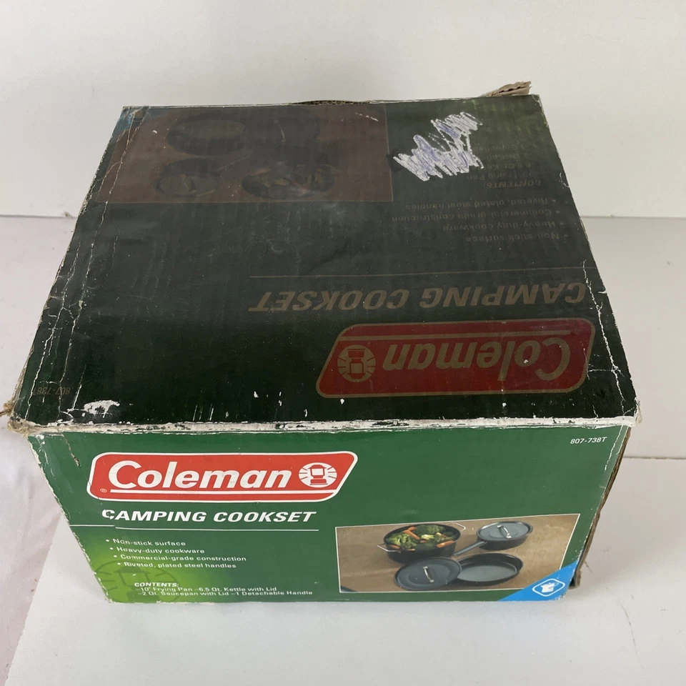 Coleman Camping Cookset  Frying Pan Sauce Pan 807-738T - Image 3 of 4