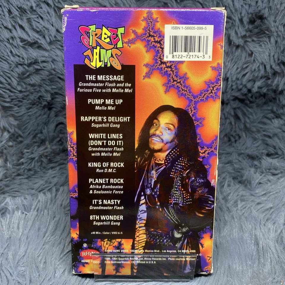 Street Jams: The Video VHS Tape July 1994 Rhino Label Grandmaster Flash Music - Image 4 of 4