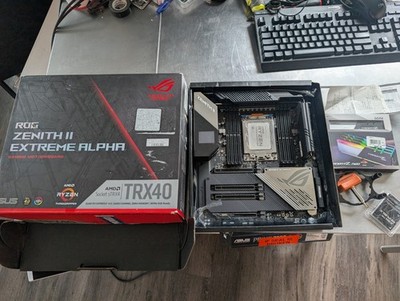 ASUS ROG Zenith II Extreme Alpha TRX40 Mobo, AMD Ryzen