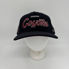 '47 Brand Arizona Coyotes NHL Corduroy Snapback Hat Cap Black Adjustable Mens