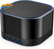 White Noise Machine with 20 Non Looping Natural Soothing Sounds Memory Function