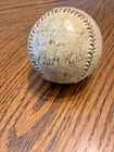 c 1930'S BABE RUTH & LOU GEHRIG SIGNED BASEBALL NEW YORK YANKEES HALL OF FAME !