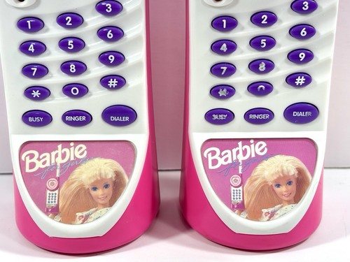 Vintage 1997 Mattel Barbie Walkie-Talkies Pink MODEL #BE100 TESTED WORKING!! EUC - Picture 3 of 14