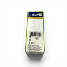 Leviton 1221-2L 20 Amp Locking Toggle Switch Single-Pole Quiet Switch