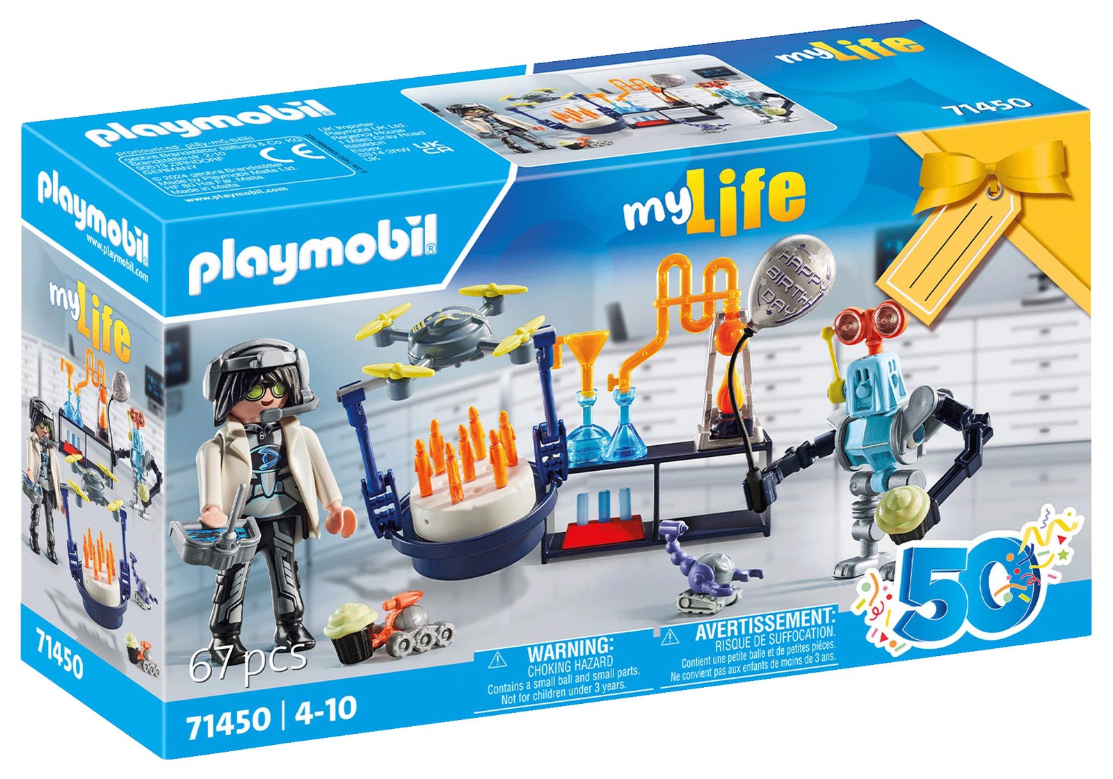 ИГРОВОЙ МОБИЛЬ 71450 Forscher mit Robotern Spielset Мехрфарбиг 2490₽