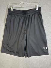 Under Armour Men s Heat Gear Loose Black Athletic Shorts Size M