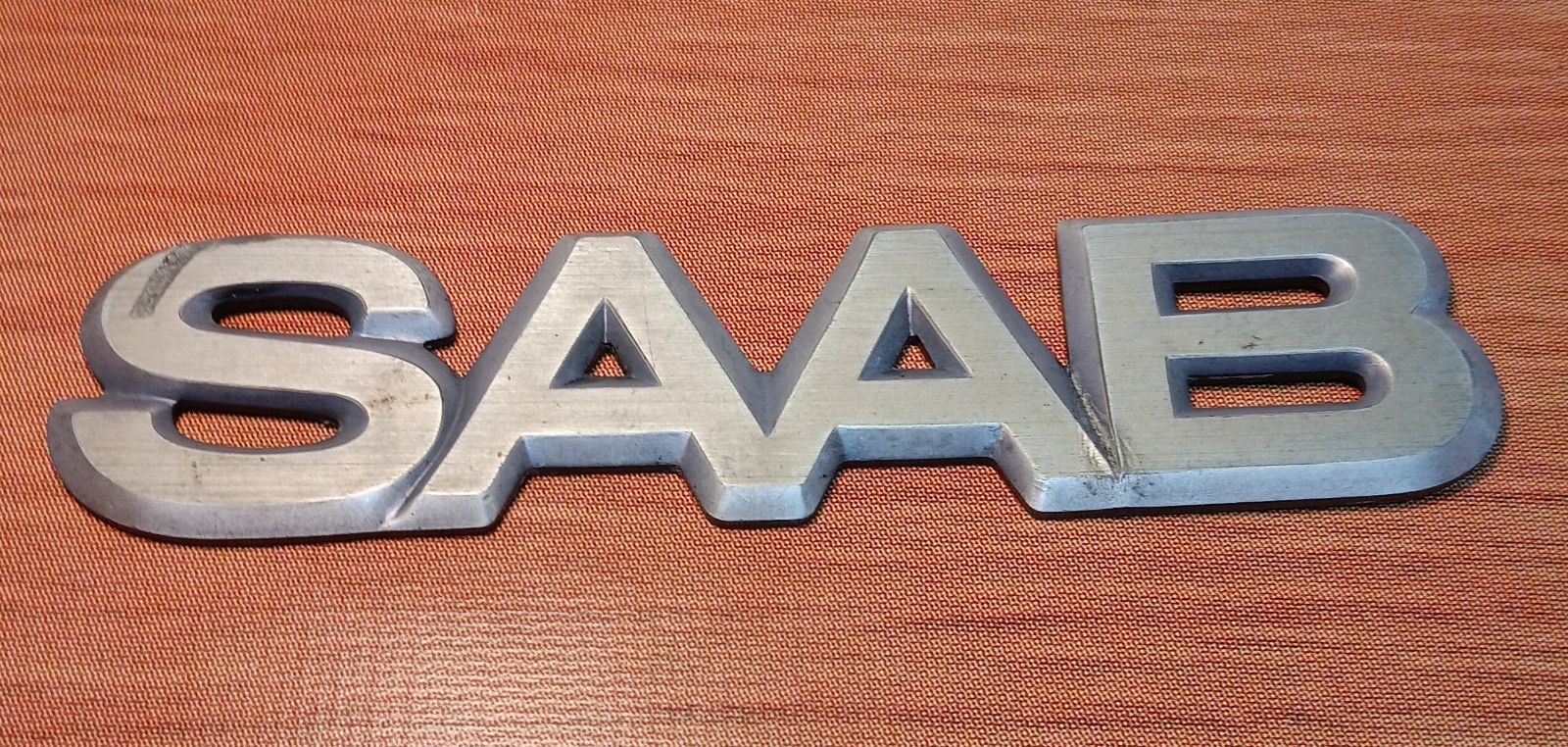 Car OEM SAAB V6 Emblem / Badge Metal 6" 150A