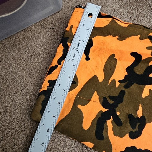 Winchester Overall Bibs Mens Large Broken Orange Camo Insulated Hunting Bibs - Picture 21 of 24