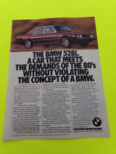1979 BMW 528i Ad Buy 2 Ads Get 2 Free See Description