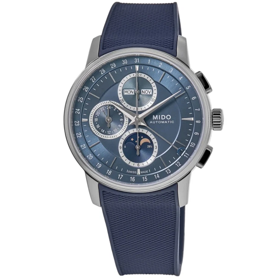 New Mido Baroncelli Chronograph Moonphase Men's Watch M027.625.17.041.00