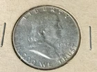1952 Franklin Half Dollar Full Bell Lines Actual Coin. Higher grade Coin