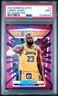 2023 PANINI DONRUSS OPTIC MY HOUSE PINK #2 LEBRON JAMES 18/25 PSA 9