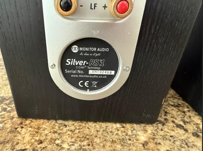 Monitor Audio Silver RS1 bookshelf speakers | eBay