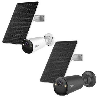Dahua Apollo Bullet C1 4G Kit 4 MP LTE/4G Akku-Überwachungskamera mit Solarpanel