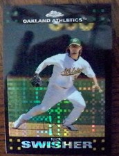 2007 Topps Chrome Xfractor Baseball Card Of Nick Swisher #1