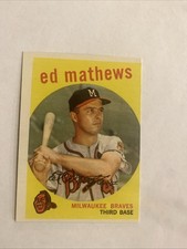 Eddie Mathews Cards and Autographed Memorabilia Guide 5