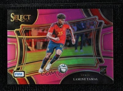 2023 Panini Select FIFA Field Level Pink Prizm 28/75 Lamine Yamal Rookie RC 10w9