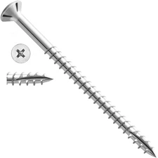 28001 Stainless Steel Wood Screws Self Tapping Screws Durable for Residential Do