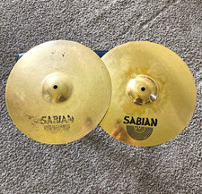 Sabian XSR 14 Hi-Hat Cymbals Pair - 2-Piece Hi-Hat Set, 14 in