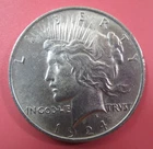 1924 P Peace Silver Dollar / 90% Silver / SK00Z