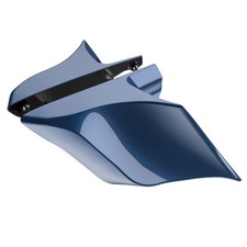 Legend Blue Stretched Side Covers Extended Panels Fit for 2014+ Harley Touring